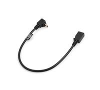 System-S Câble Adaptateur Micro USB 90 ° Angle à la Baisse Micro USB + Câble de Chargement et de données Rallonge 27 cm