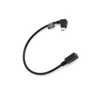 System-S Câble Adaptateur Micro USB coudé à 90° vers fiche Micro USB Femelle - Environ 27 cm