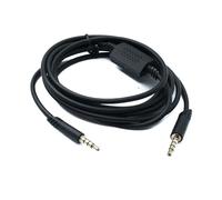 System-S Câble audio de rechange 2 m AUX jack 3,5 mm pour Logitech G Astro A50 A40 A30 A20 A10 G233