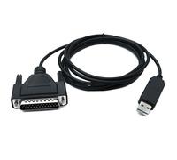 System-S Câble DB25 180 cm RS232 IEEE 1248 mâle vers USB 2.0 Type A mâle