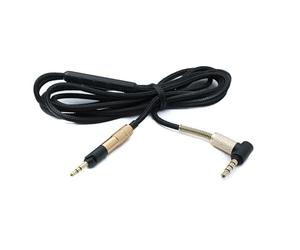 System-S Câble de rechange audio - 150 cm - Câble auxiliaire tressé - Contrôle du volume - Protection anti-torsion pour casque Sennheiser HD598 HD5XX