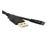 SYSTEM-S Câble Micro USB Connecteur 90° coudé vers USB Type A 5 m