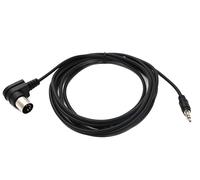 System-S Câble MIDI 3 m DIN 5 broches mâle vers jack 3,5 mm mâle AUX coudé