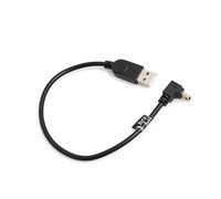 System-S Câble Mini USB Angle 90 ° vers Le Haut Angle Câble de données Câble de Charge Adaptateur 27 cm