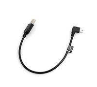 System-S Câble Mini USB Angle coudé vers la Gauche à 90 ° ° Mâle Câble de données Câble de Charge env. 27 cm