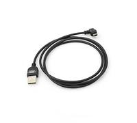 System-S Câble mini USB coudé à 90° vers la gauche 1 m