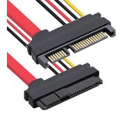System-S Câble SATA 10 cm 22 broches mâle vers SAS 29 broches femelle adaptateur pour disque dur