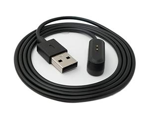 System-S Câble USB 2.0-100 cm - Câble de charge pour montre connectée Oppo Watch Free - Noir