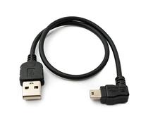 System-S Câble USB 2.0 30 cm Mini B femelle vers type A mâle Adaptateur coudé pour Garmin