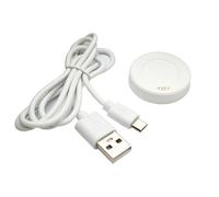 System-S Câble USB 2.0-80 cm - Station de Charge pour Montre Intelligente Huawei Watch 1 - Adaptateur 5 V - Blanc