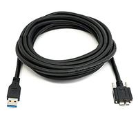 System-S Câble USB 3.0 Micro B mâle vers type A mâle Noir 5 m