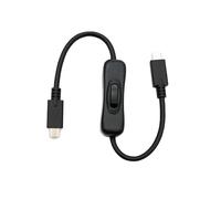 System-S Câble USB 3.1 Gen 2 30 cm Type C mâle vers mâle 100 W Interrupteur PD E Marqueur Chip Adaptateur