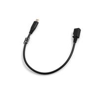 System-S Câble USB 3.1 Type C mâle vers Micro USB 2.0 Femelle entrée convertisseur Adaptateur câble de données rallonge 28 cm