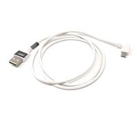 System-S Connecteur USB A vers USB 2.0 Micro B mâle coudé à Gauche 100 cm