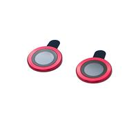 System-S Coque de Protection pour Appareil Photo en Verre métallique pour iPhone 11 Rouge