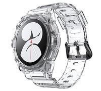 System-S Coque et bracelet en TPU pour Samsung Galaxy Watch 5 4 4 Transparent 40 mm, Transparent, Eine Grösse