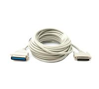 System-S D Sub Câble 10 m 25 broches mâle vers 36 broches femelle DB25 CN36 Adaptateur Gris