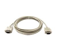 System-S D Sub Câble 3 m 9 broches mâle vers mâle RS232 DB9 Adaptateur Gris