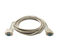 System-S D Sub Câble null modem 5 m 9 broches femelle vers femelle RS232 DB9 Adaptateur Gris