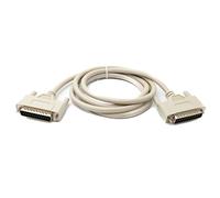 System-S D Sub Câble null modem 150 cm 25 broches mâle vers mâle Adaptateur RS530 Gris