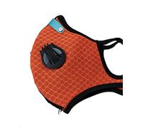 System-S Filtre à charbon actif interchangeable en nylon pour extérieur, jogging, orange