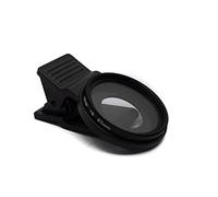 SYSTEM-S Filtre étoile 8 Points 37 mm Star Light Lentille avec Clip pour Smartphones Noir