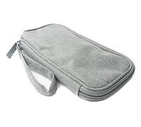 SYSTEM-S Housse de Protection rembourrée imperméable pour Casque Power Bank Gris