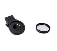 SYSTEM-S Lentille Macro + 10 filtres Zoom Close Up avec Clip Noir