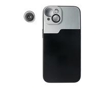 SYSTEM-S Lentille Macro 30x Microscope avec étui Noir pour iPhone 13