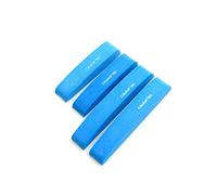 SYSTEM-S Lot de 4 protections autocollantes pour portière de voiture - Bleu