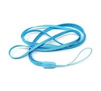 System-S Lot de 5 Cordons de Cou avec Boucle Bleu pour Smartphone Lecteur MP3