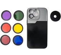SYSTEM-S Lot de 6 filtres Couleur 37 mm Filtre Couleur pour Photographie pour iPhone 14 Pro