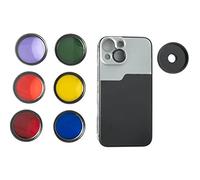 SYSTEM-S Lot de 6 filtres Couleur 37 mm pour Photographie pour iPhone 13 Mini