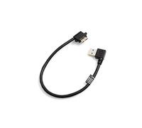 System-S Micro USB 3.0 vers USB A 3.0 - Câble court coudé à 90° - 26 cm