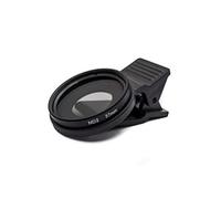 SYSTEM-S ND2 Lentille 37 mm Filtre Gris Neutre avec Clip pour Smartphones Noir