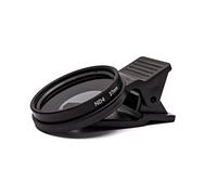 SYSTEM-S ND4 Lentille 37 mm Filtre Gris Neutre avec Clip pour Smartphones Noir
