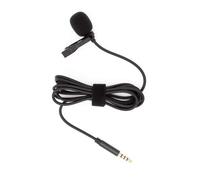 System-S Prise jack 3,5 mm AUX Audio Microphone Lavalier pour Interview YouTube Vidéo Conférencier Podcast Dictats