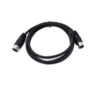 System-S S-Video Câble DIN 4 broches mâle vers mâle Noir 150 cm