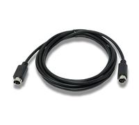 System-S S-Video Câble DIN 4 broches mâle vers mâle Noir 3 m