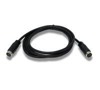 System-S S-Video Câble Mini DIN 10 broches femelle vers femelle Noir 150 cm