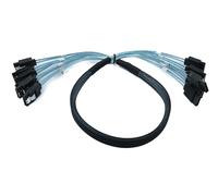 System-S SFF-8087 Câble 50 cm 6 x SATA 7 broches mâle vers 6 x mâle adaptateur pour disque dur RAID carte mère