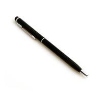 System-S Stylet écran Tactile capacitif Stylet et Stylo Bille Noir 2 en 1 pour écran Tactile Smartphone, Téléphone Portable, Tablette PC, PDA