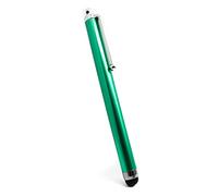 SYSTEM-S Stylet en Aluminium pour Tablette, Smartphone, Ordinateur Portable, Surface Vert