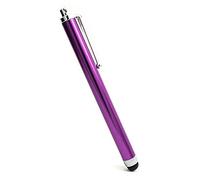 SYSTEM-S Stylet en Aluminium pour Tablette, Smartphone, Ordinateur Portable, Surface Violet