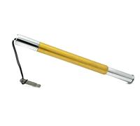 SYSTEM-S Stylet Tactile en Aluminium Jaune pour Tablette, Smartphone, Ordinateur Portable, Surface