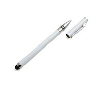 System-S Stylo Bille 2 en 1 Stylet Touch Pen écran Stylet et en Blanc pour Smartphone, Tablette PC, PDA