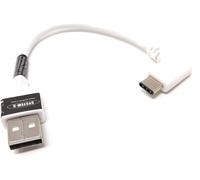 System-S USB 3.1 Type C 90° Angle Connecteur vers USB 2.0 A Câble 10 cm