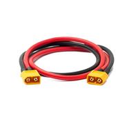 System-S XT60 Câble 12 AWG 50 cm mâle vers mâle Rallonge Adaptateur pour Panneau Solaire