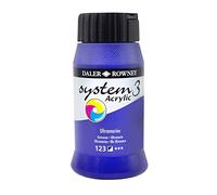 Daler Rowney Peinture acrylique System3 Bleu outremer 500 ml