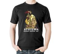 Systema T-Shirt Russian Martial Art Vladimir Vasiliev Ryabko RMA Top Clothing Black XL